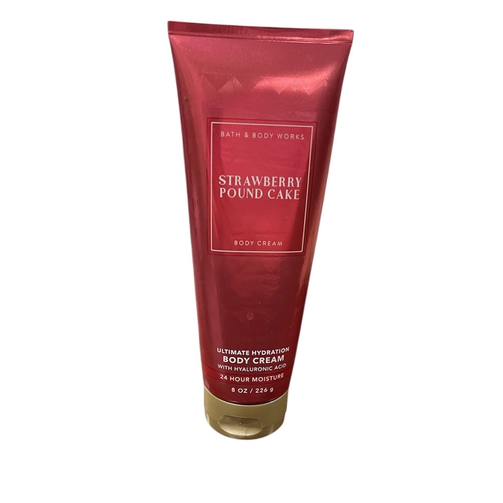 Bath & Body Works Strawberry Pound Cake Ultimate Hydration Body Cream (New)